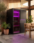 SaunaBoxยฎ Solara 2-Person: Full Spectrum Infrared Sauna