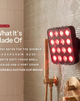 Red Light Therapy Shower Lamp