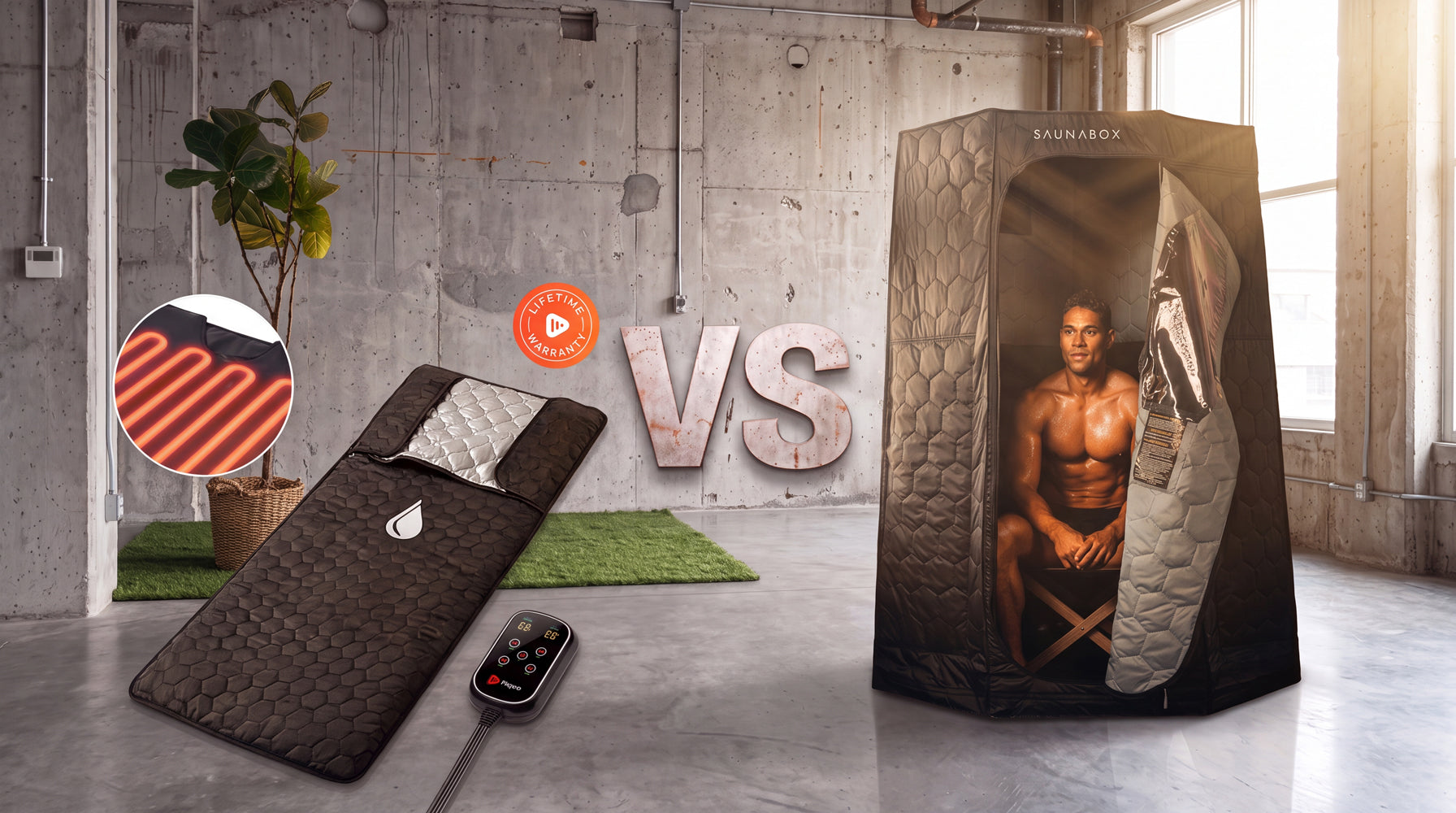 SaunaBox Pulse PRO vs Sun Home Infrared Sauna Blanket (2026): Portable Infrared Comparison