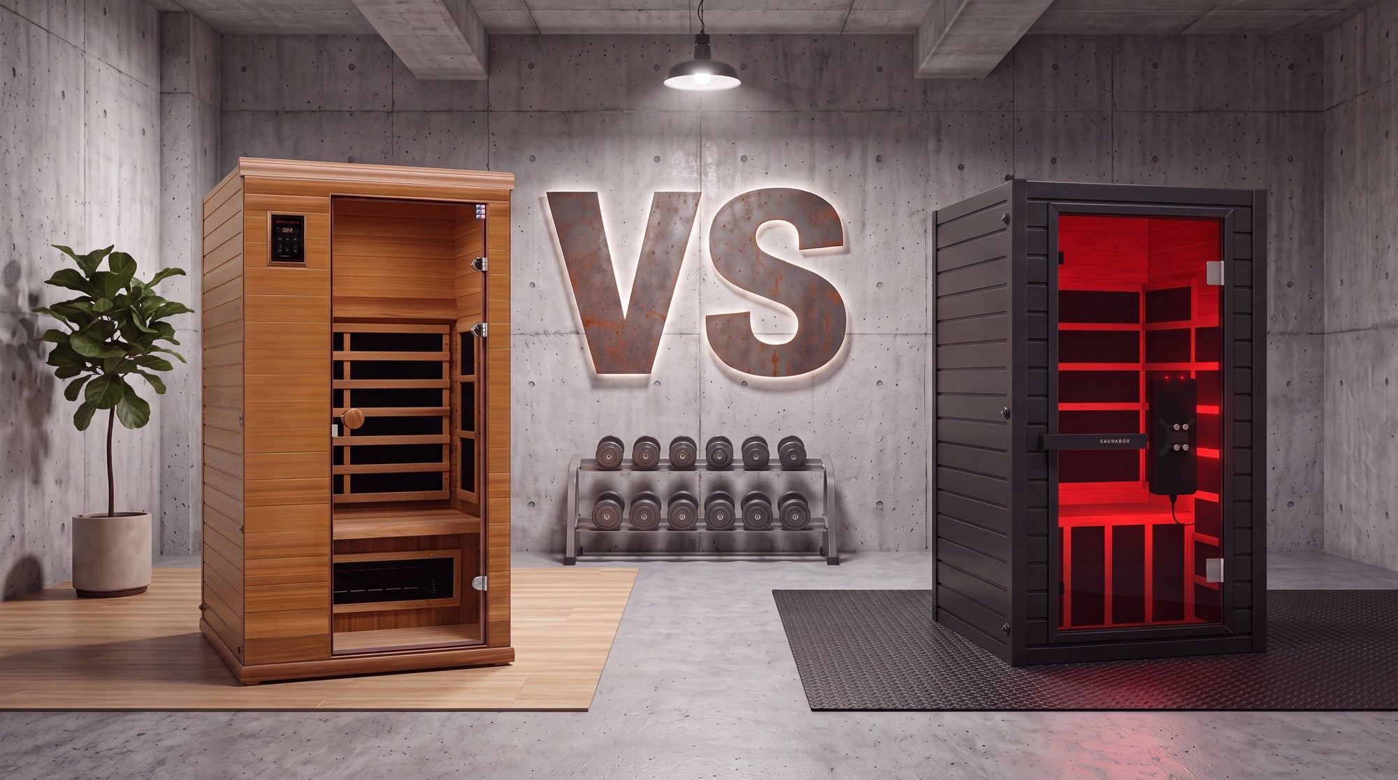 SaunaBox Solara vs Health Mate Renew 1