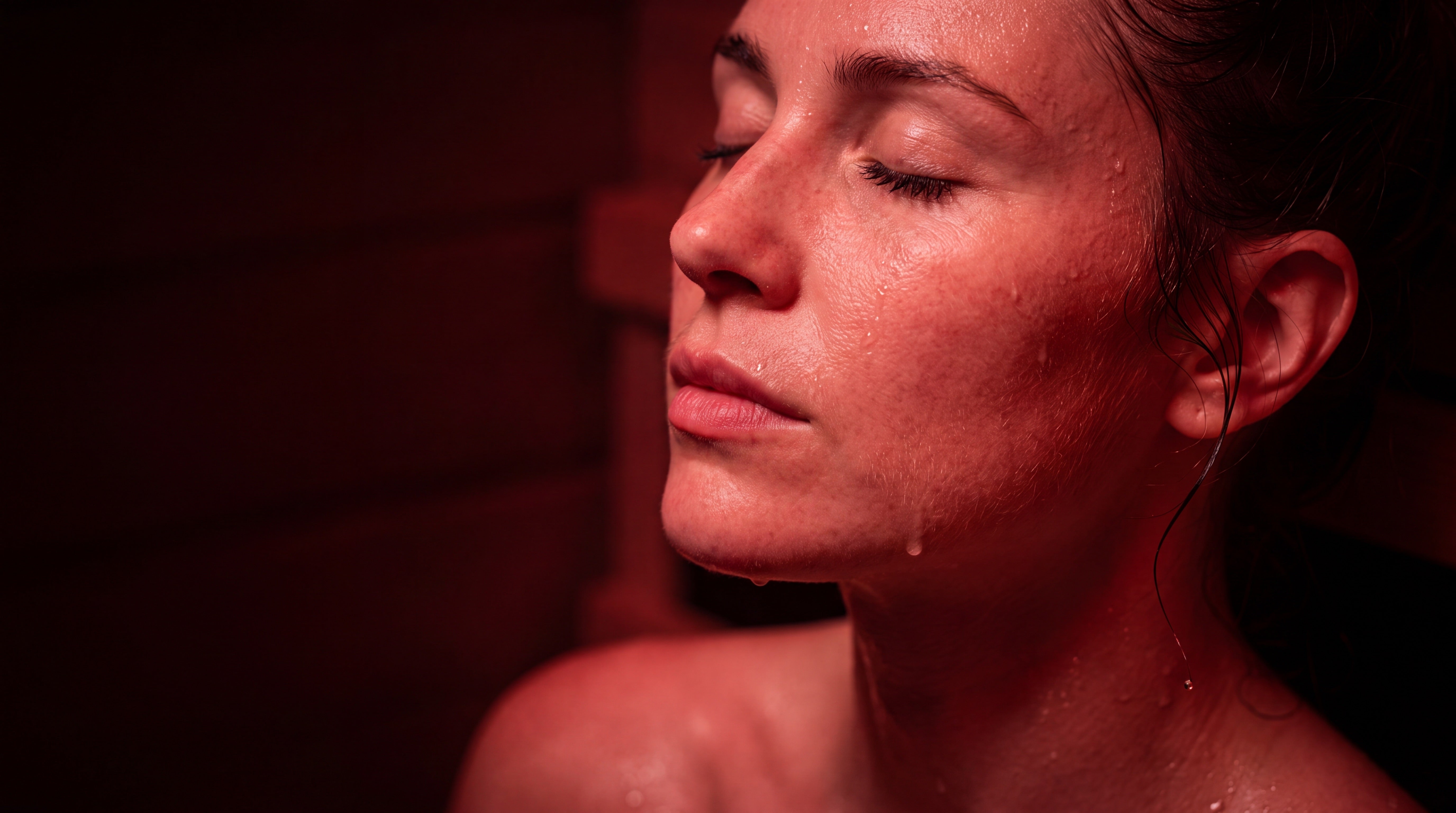 How does the sauna give you smoother looking skin?