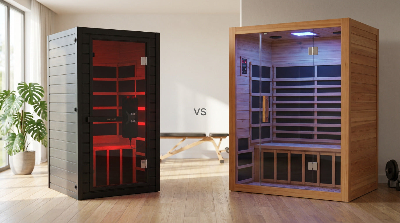 SaunaBox Solara vs Medical Saunas Medical 3 (2026): 1-Person Infrared Sauna Comparison