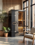 SaunaBox® Forge Indoor 1-Person: Traditional Finnish Sauna