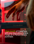 SaunaBox® Solara 2-Person: Full Spectrum Infrared Sauna