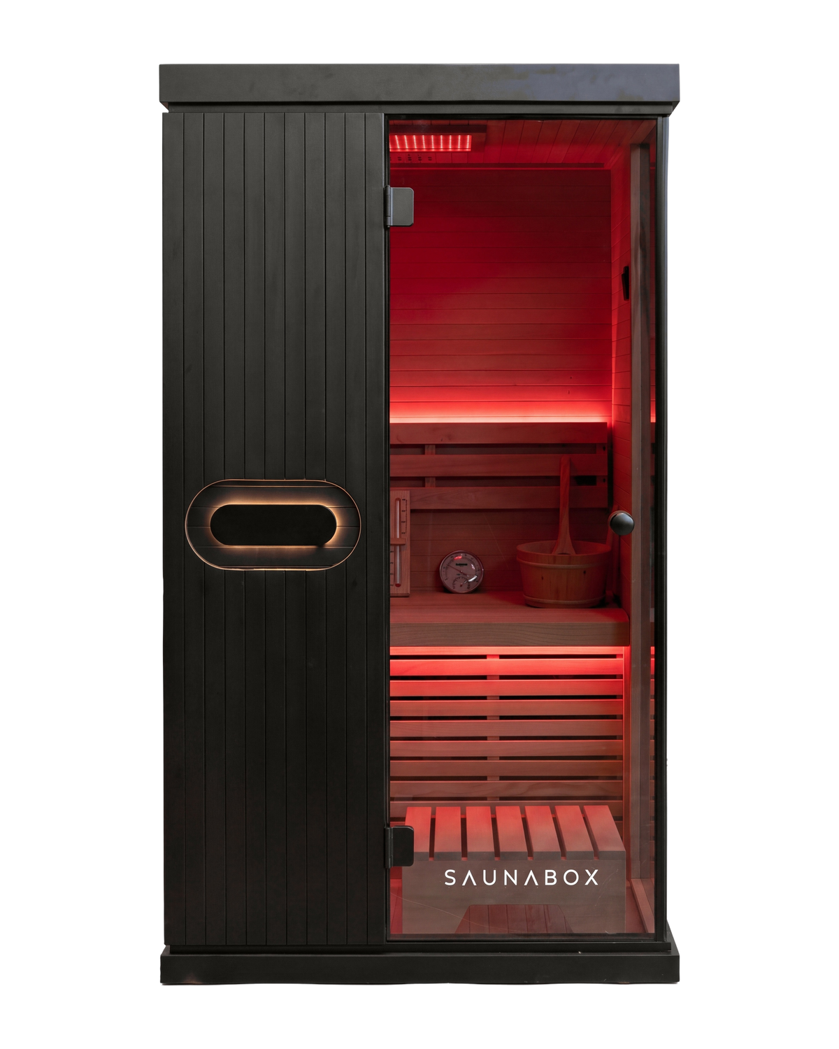 SaunaBox® Forge Indoor 1-Person: Traditional Finnish Sauna