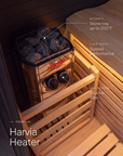 SaunaBox® Forge Indoor 1-Person: Traditional Finnish Sauna