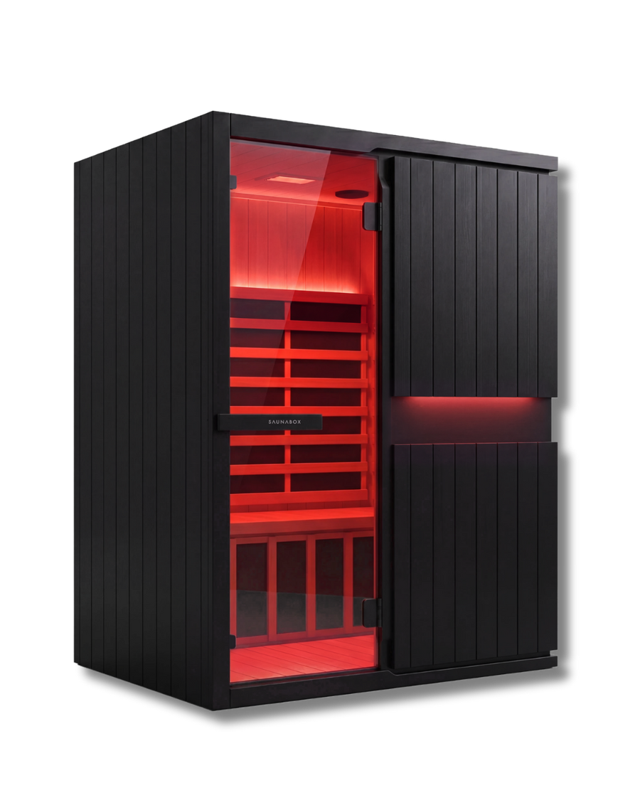 SaunaBox® Solara 2-Person: Full Spectrum Infrared Sauna