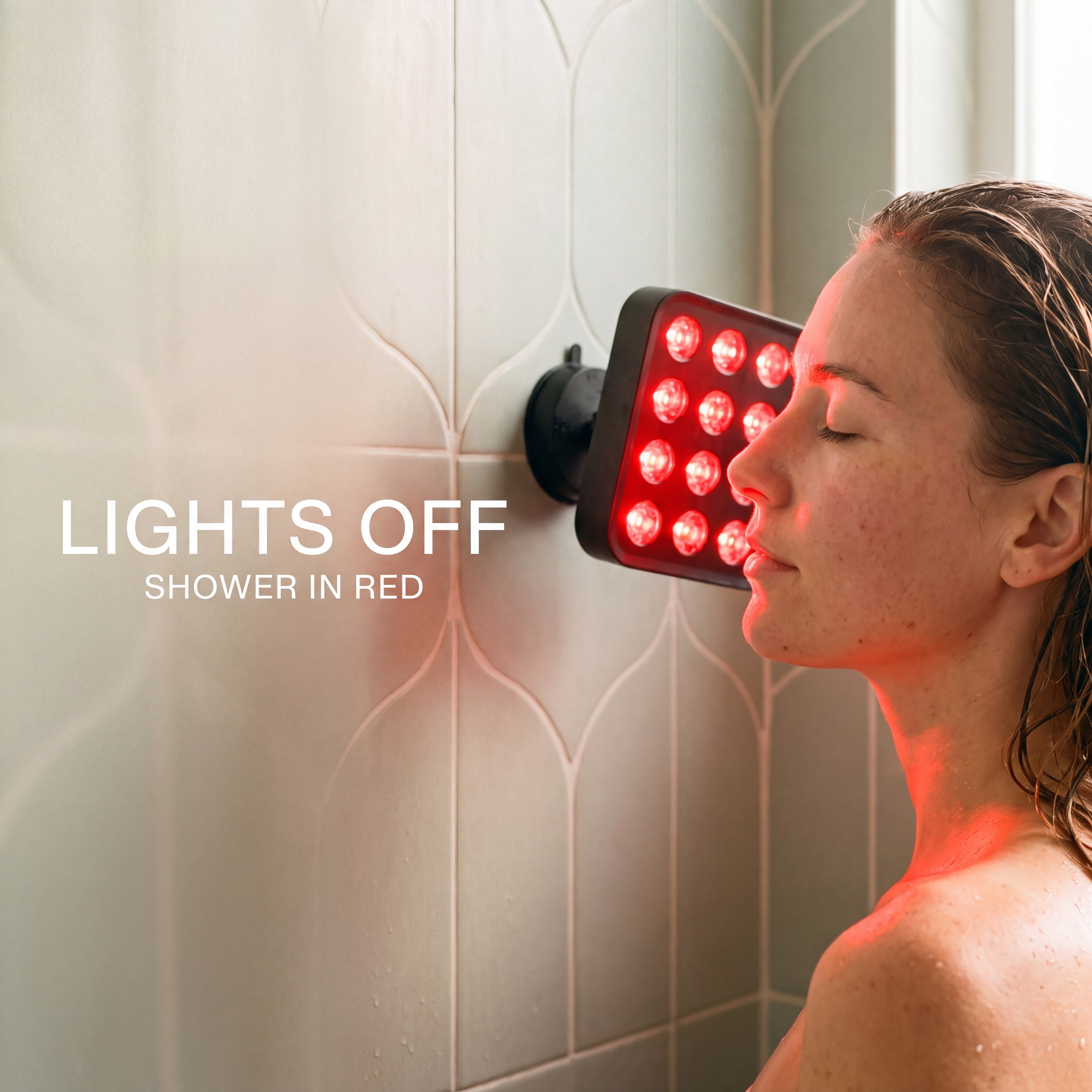 Red Light Shower Lamp