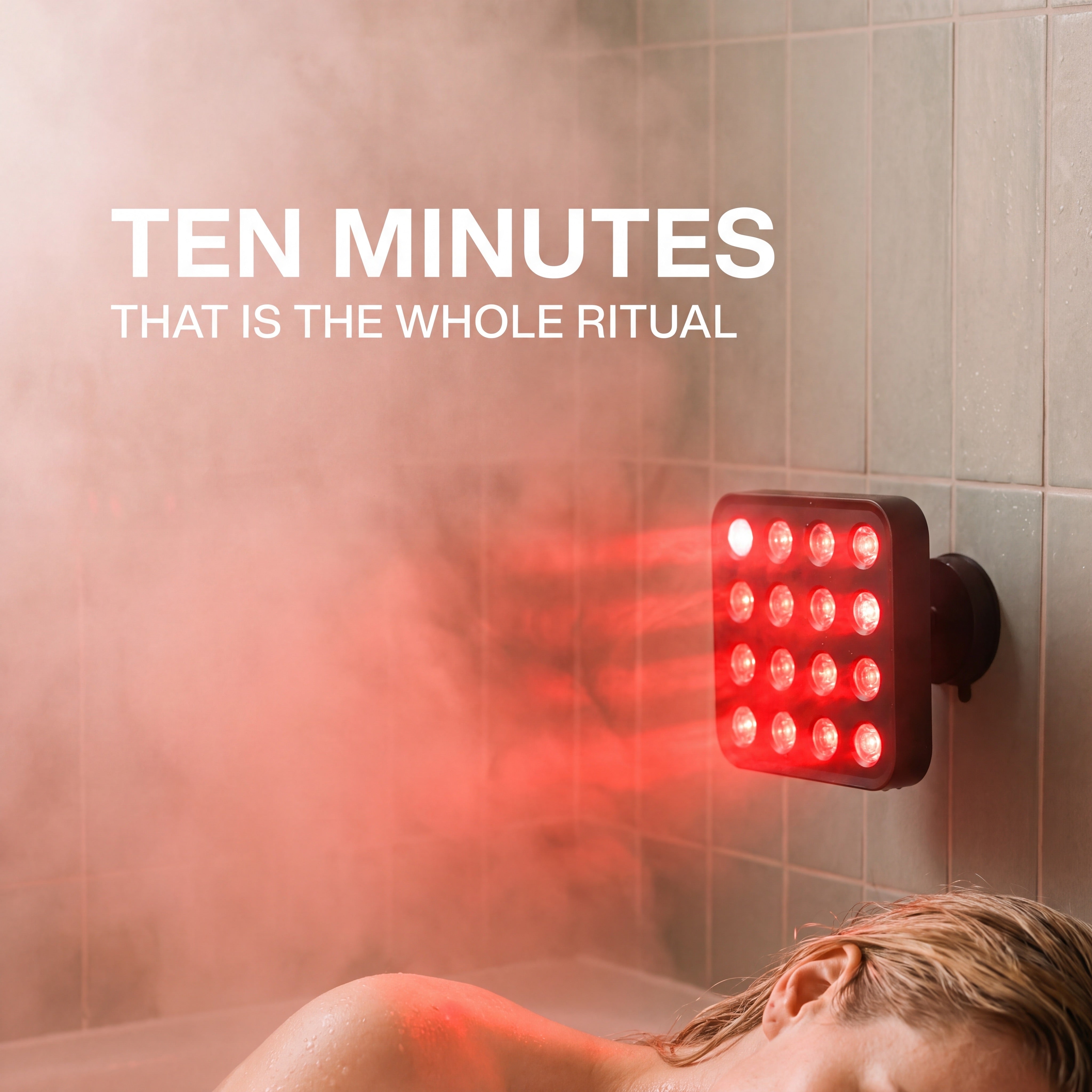 Red Light Shower Lamp
