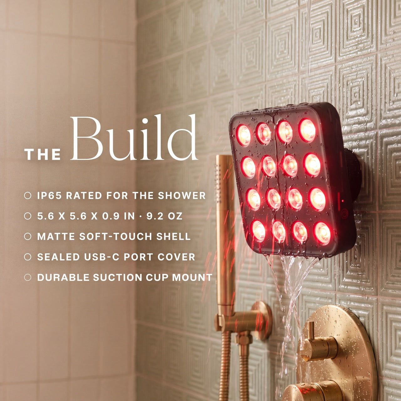 Red Light Shower Lamp