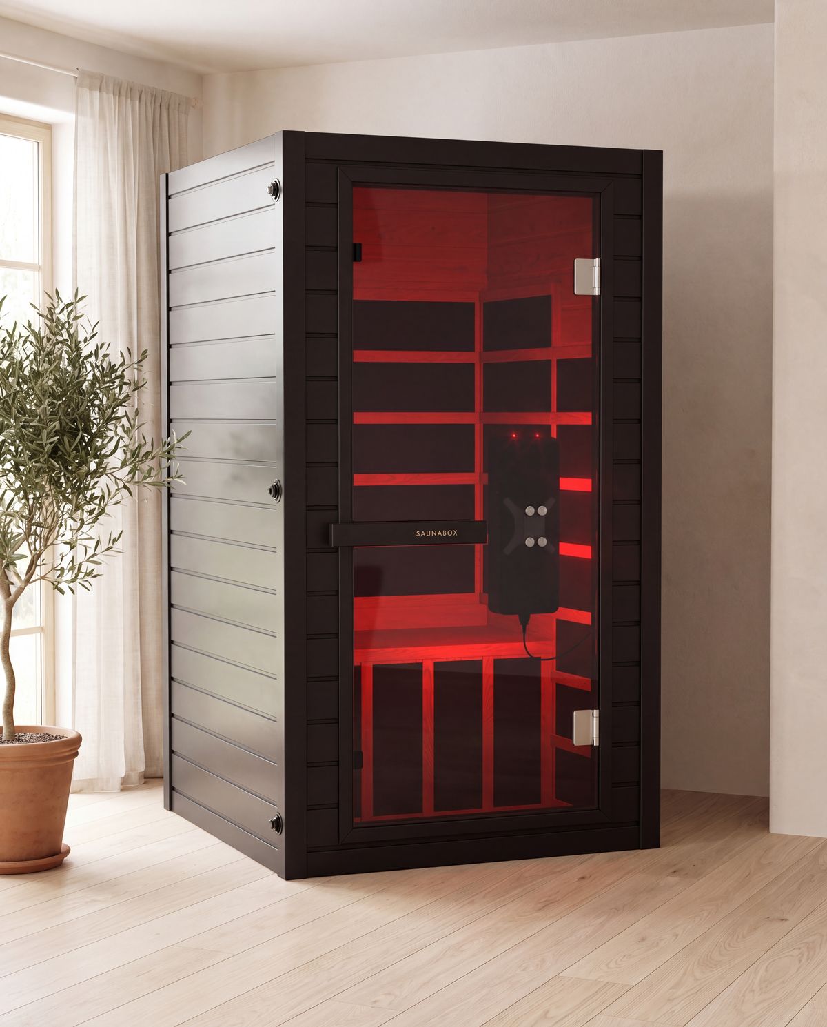 SaunaBox Solara 1-Person Infrared Sauna