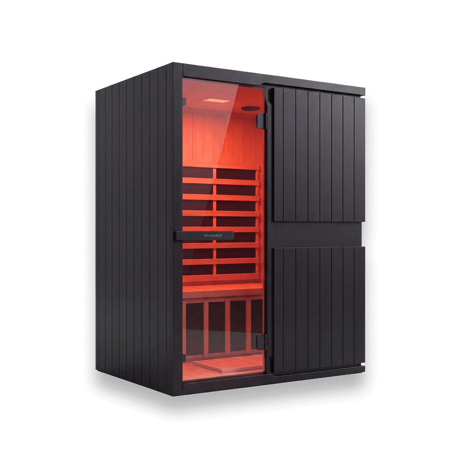 SaunaBox® Solara 2-Person: Full Spectrum Infrared Sauna